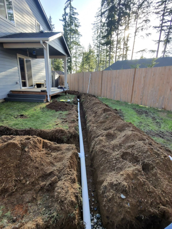 Drainage system installation